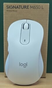 Мышь Logitech беспроводная бесшумная M650 White 1