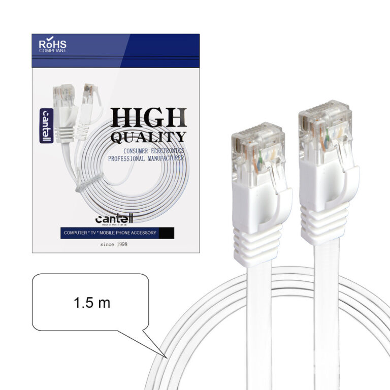 Кабель Cat6 flat cable 1.5m (500 шт/кор) 1