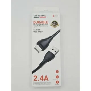 BOROFONE BX121/ USB кабель Micro/ 1m/ 2.4A/ черный 1 BOROFONE BX121/ USB кабель Micro/ 1m/ 2.4A/ черный 1