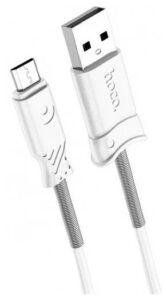 HOCO X122/ USB кабель Micro/ 1m/ 2,4A/ белый 1