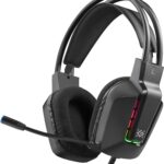 Игровая гарнитура Gothic черный, RGB, провод 1.8 м DEFENDER