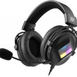 Игровая гарнитура Flux черный, RGB, провод 2 м DEFENDER