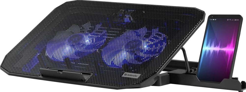 Подставка для ноутбука NS-513 15.6", 2 вентилятора DEFENDER 1 Подставка для ноутбука NS-513 15.6", 2 вентилятора DEFENDER 1