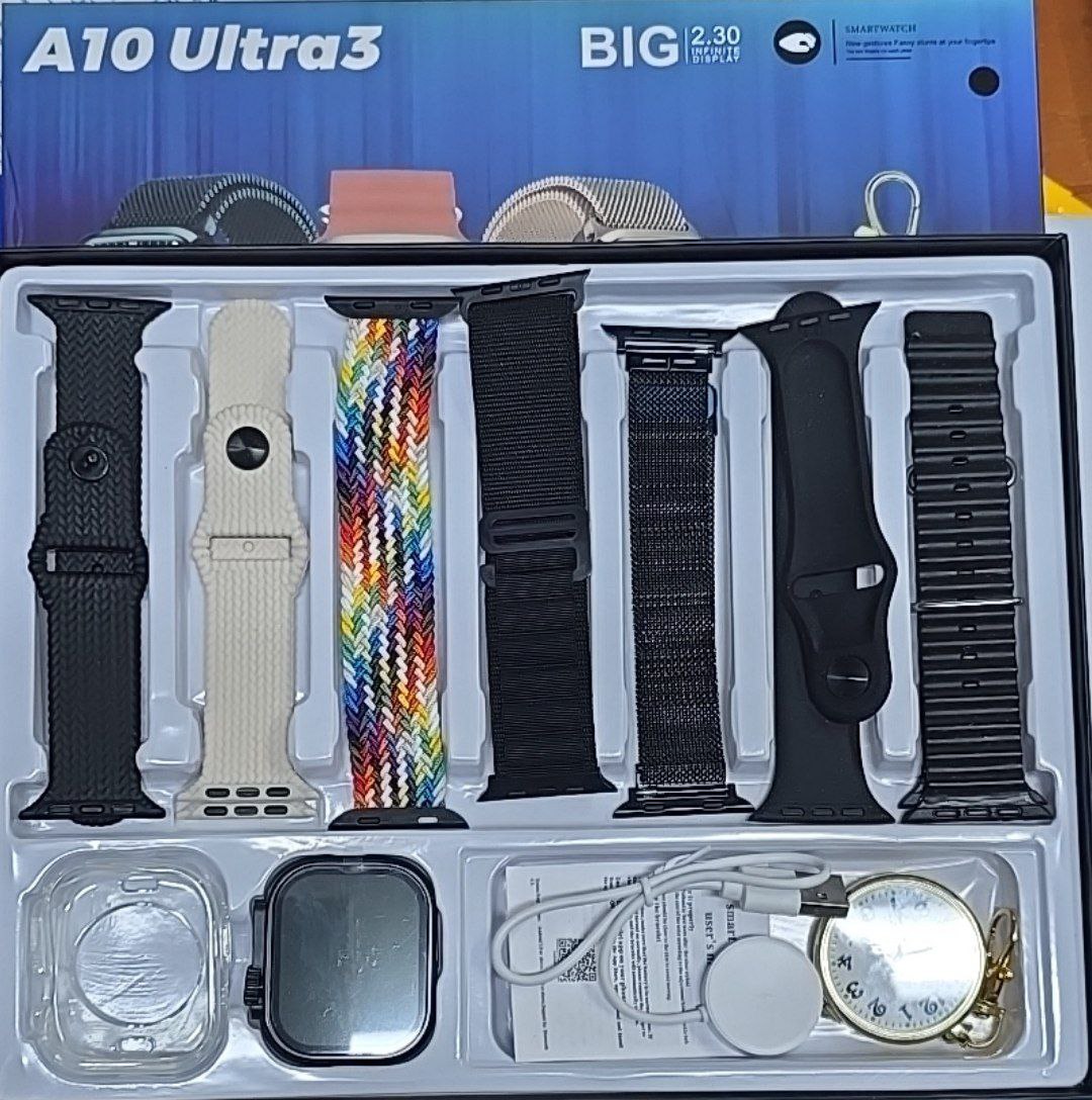 Набор Смарт Часы A10 Ultra 3 7 in 1 1 Набор Смарт Часы A10 Ultra 3 7 in 1 1