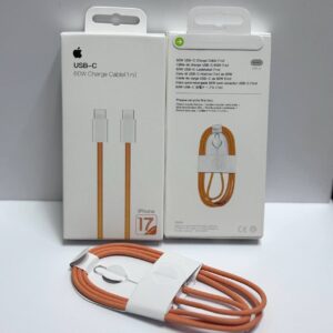 CABLE APPLE 17 60W ORANGE 1