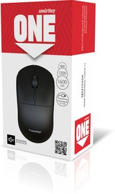 Мышь беспроводная Smartbuy ONE Dual BT+USB с зарядкой Smartbuy X55 черная (SBM755DK) /100 1