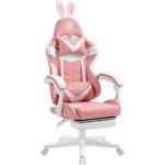 Игровое кресло Irifi розовый,класс 4,PU,подножка DEFENDER