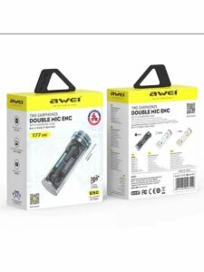 Наушники беспроводные Awei T77ENC (Black) 1