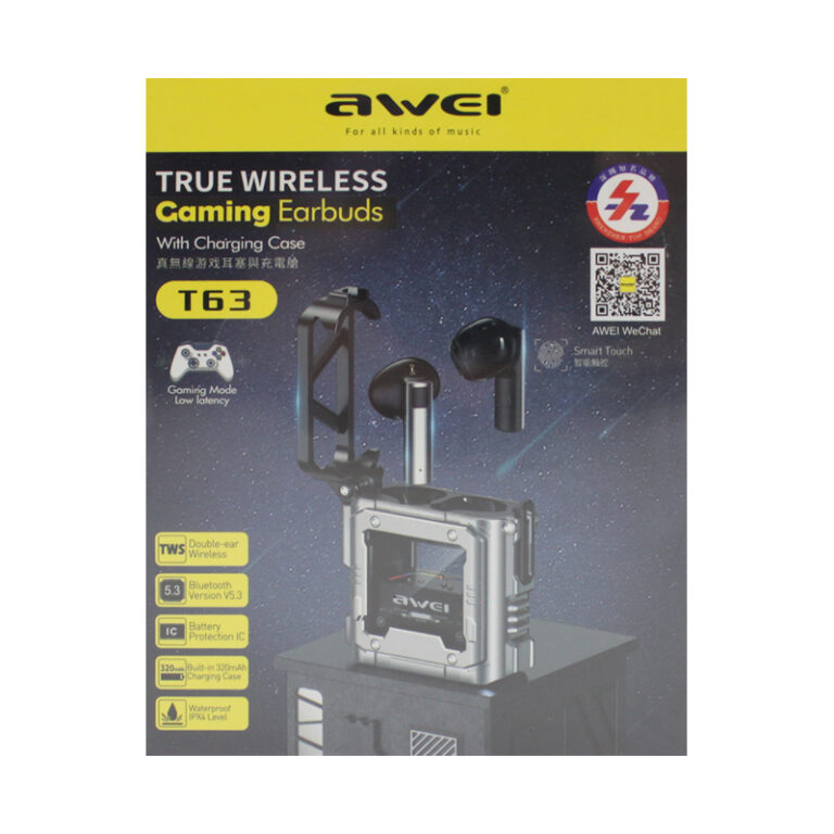 Наушники беспроводные Awei T63 (Black) 1