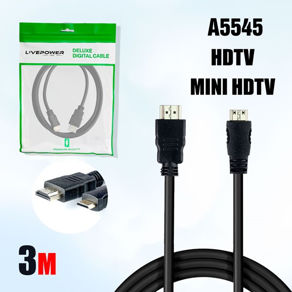Kабель HDMI to mini HDMI 3м 1
