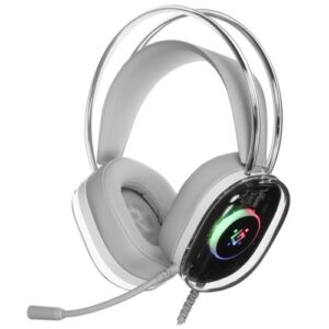 Игровая гарнитура Cyborg белый, 7.1, RGB, провод 2 м DEFENDER 1
