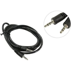 Аудио-кабель JACK03-05 Черный JACK M- JACK M, 1,8м DEFENDER 1