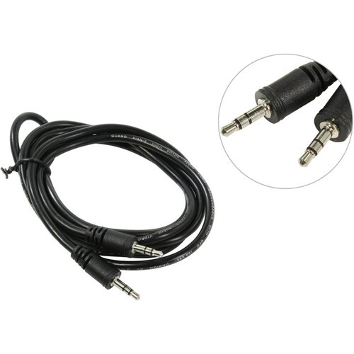 Аудио-кабель JACK03-05 Черный JACK M- JACK M, 1,8м DEFENDER 1 Аудио-кабель JACK03-05 Черный JACK M- JACK M, 1,8м DEFENDER 1