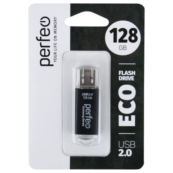 Perfeo USB 128GB E01 Black economy series 1