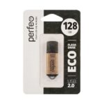Perfeo USB 128GB E01 Gold economy series