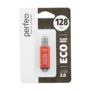 Perfeo USB 128GB E01 Red economy series 1