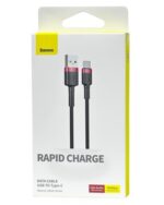 Кабель Baseus Cafule Cable USB For Type-C 3A 1M Красный+Черный CATKLF-B91 1