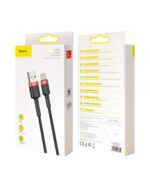 Кабель Baseus Cafule Cable Type-C 3A 2M Красный-Черный CATKLF-C91 4