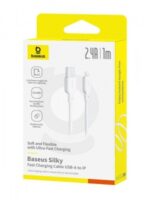 Кабель Baseus Silky Series Fast Charging Cable USB to iP 2.4A 2m P10377702213-01 белый 1