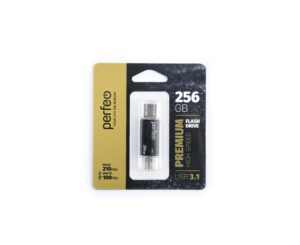 Perfeo USB 3.1 256GB C16 Black Type A+C 1