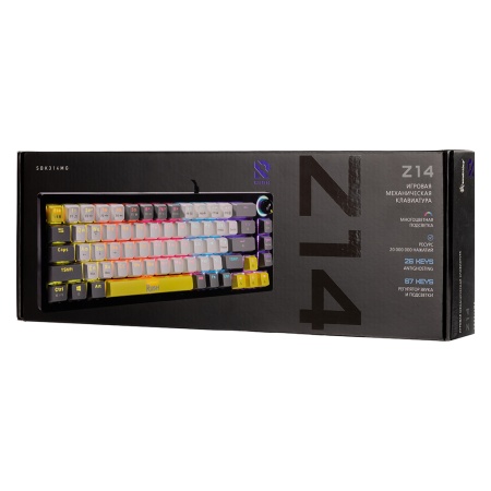 Клавиатура механическая Smartbuy RUSH Z14 USB цветная (SBK314MG)/10 1