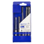 Буры по бетону, набор 5 штук, SDS-Plus хвостовик, 5,6,8, 10 мм, Smartbuy PRO TOOLS (SBT-PRO-SHD-5)