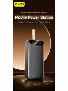 Внешний аккумулятор Awei PA12 30000mah 22.5W 1