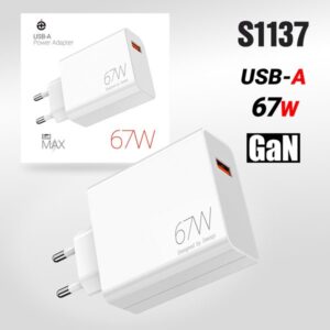 Сетевое зарядное устройство deespi DE06 67W White
