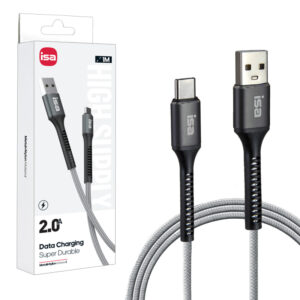 Кабель USB на Type-C 1m 2A BX-6 ISA серый 1