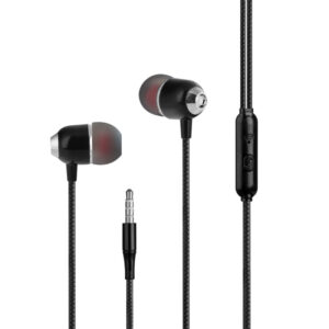 Наушники ISA S43 с микрофоном черные 1