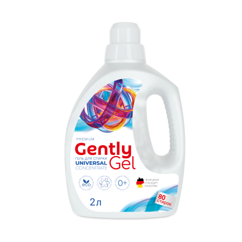 Гель концентрат для стирки "Gently Gel" NEW универсальный (ПЭНД) 2 л. Clean&Green CG8525 1