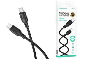 BOROFONE BX113/ PD кабель Type-C-Type-C/ 3m/ 60W/ Силикон/ Black 1