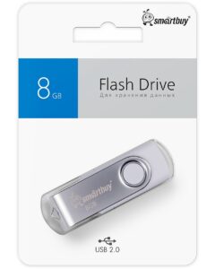 USB 2.0 накопитель Smartbuy 008 ГБ серия Twist Белый (SB008GB2TWW) 1