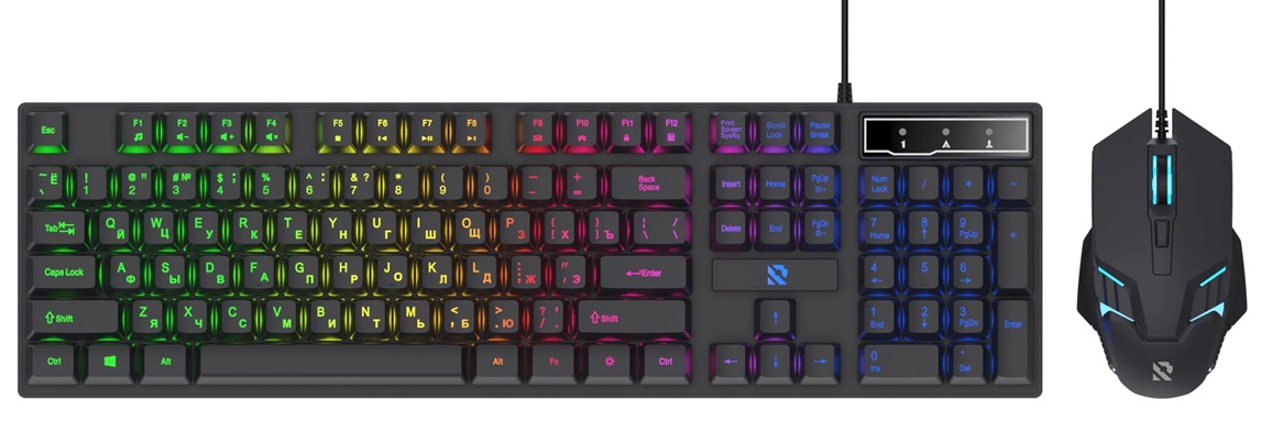 Набор игровой клавиатура+мышь Smartbuy F13 черный (SBC513GK) /10 1 Набор игровой клавиатура+мышь Smartbuy F13 черный (SBC513GK) /10 1