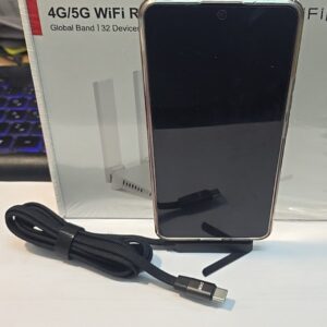 Кабель 240w Type-C/Type-C черный с держателем под телефон OEM 1