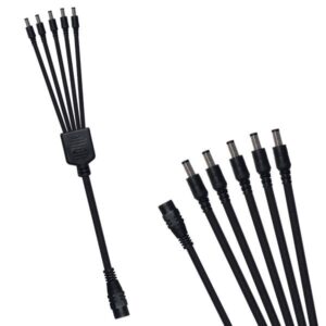 Кабель разветвитель питания H92  40см (5.5*2.5) 1x5  (10pcs) 1
