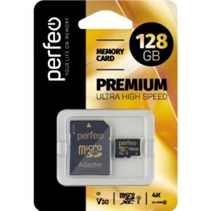 Perfeo microSDXC 128GB High-Capacity (Class 10) UHS-3 V30 1