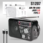 Радиоприемник deespi RE-13 AM/FM/SW/USB/AUX/MicroSD