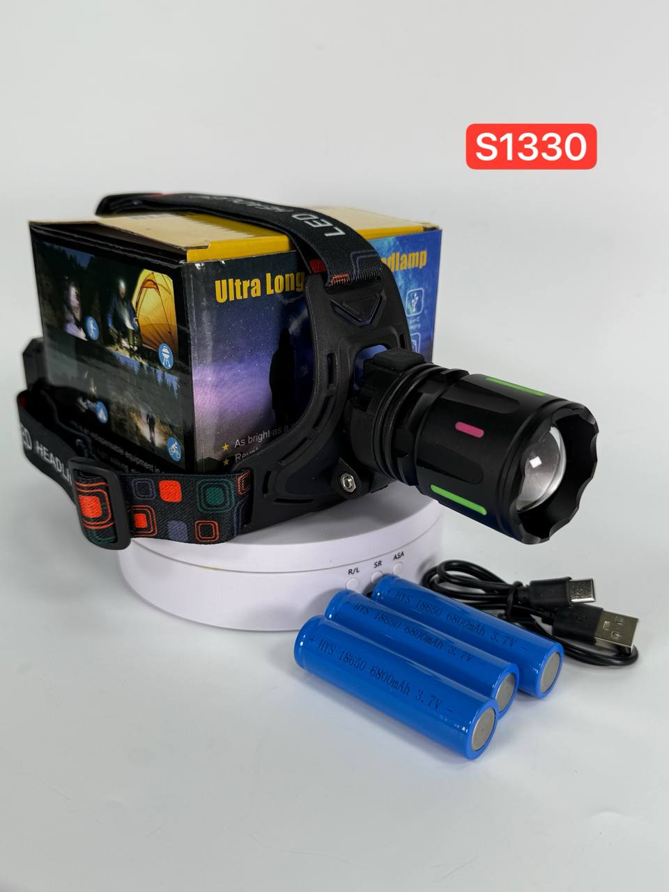 Налобный светодиодный фонарь CT012-3M PM10-TG 1 Налобный светодиодный фонарь CT012-3M PM10-TG 1