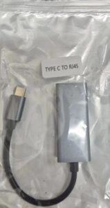 Переходник Type-C to Rj45 0,2м (папа-мама) 1