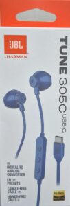 Проводная гарнитура наушники JBL TUNE 305С Type-C blue 1