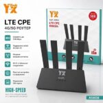 Wi-Fi роутер YX-LINK SIM02  2.4ГГц, 4G/5G (Black)