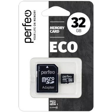 Perfeo microSD 32GB High-Capacity (Class 10) economy series 1
