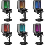 Игровой стрим микрофон Impulse GMC 600 USB, RGB, провод 1.7 м DEFENDER 6