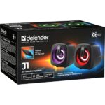 Акустическая 2.0 система J1 6Вт, подсветка, питание от USB DEFENDER 11