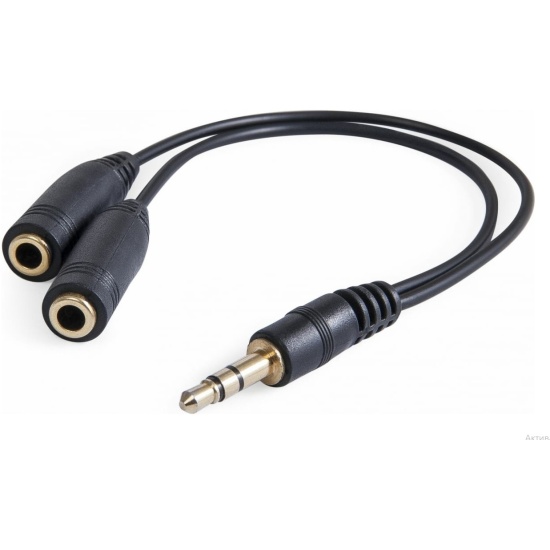 Разветвитель для наушников Audio Jack для 2 наушников, 0,15 м DEFENDER 1