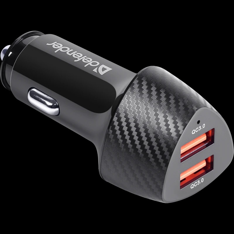 Автомобильное ЗУ UCA-81 2xUSB QC3.0, 36W DEFENDER 1 Автомобильное ЗУ UCA-81 2xUSB QC3.0, 36W DEFENDER 1