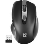 Беспроводная оптическая мышь Prime MB-053 черный,6D,800-1600dpi,бесшумн DEFENDER 1