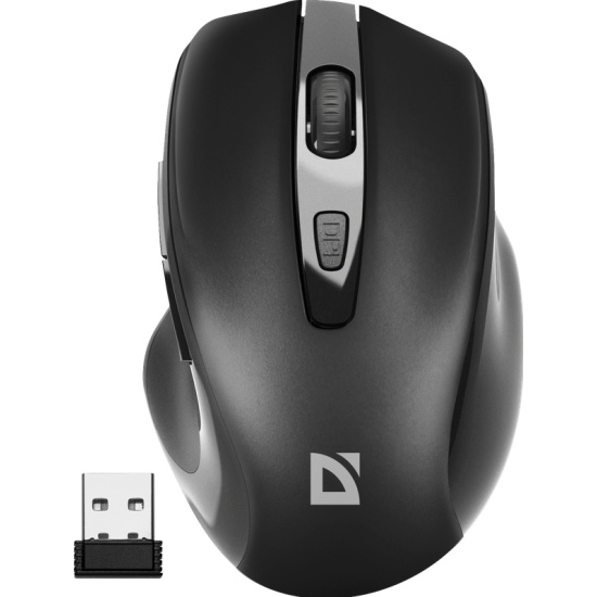 Беспроводная оптическая мышь Prime MB-053 черный,6D,800-1600dpi,бесшумн DEFENDER 1