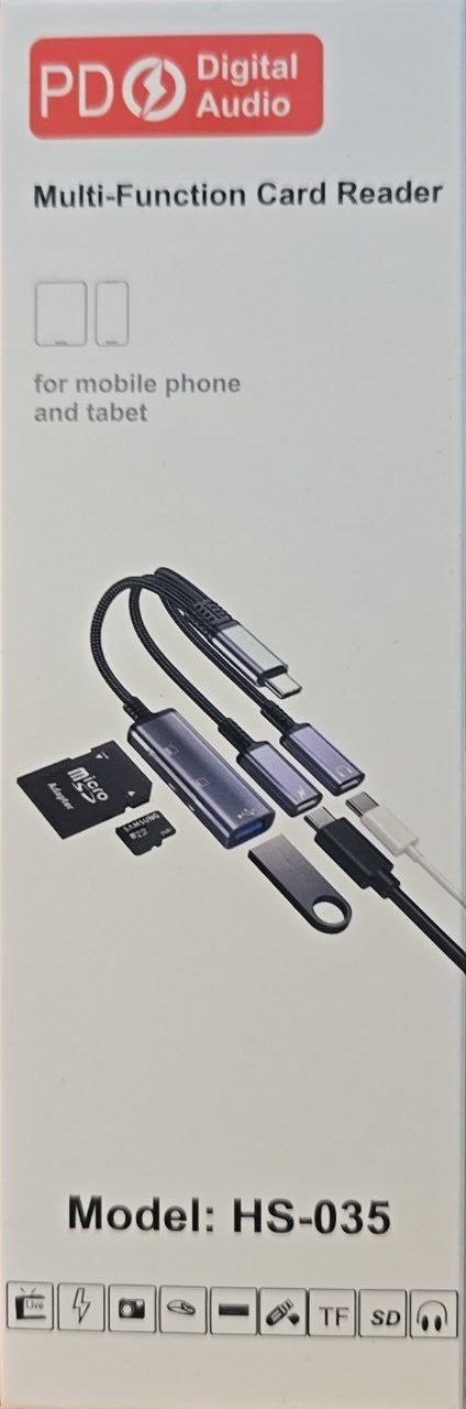 TYPE-C Card Reader OTG OLL in ONE HS-035 1